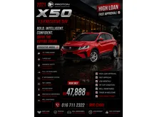 2021 Proton X50 1.5 Executive SUV HIGH LOAN SENANG LULUS