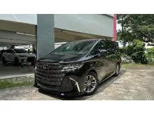 Fully Loaded 5A 2025 Toyota Alphard 2.5 Z Sunroof & Side Step & HUD & Dim & Bsm & 6 Years Warranty
