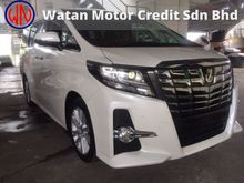 2017 Toyota Alphard 2.5 SA S UNREGISTER,LESS 50 SST,TRUE YEAR CAN PROVE,7 SEATS,3 POWER DRS N BOOT,360 SURROUND CAMERA,PRE CRASH,FREE WARRANTY N GIFTS