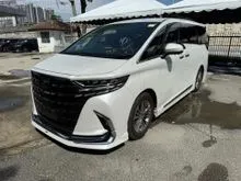 2024 Toyota Alphard 2.5 Z SPEC / SUNROOF / ORI MODELITSA BODYKIT / DIM / BSM / MOLIDETA KIT / 360CAMERA / GRADE 4.5/A / UNREGS