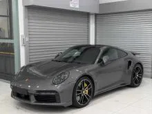 2024 Porsche 911 3.7 Turbo S Coupe UK Spec with Agate Grey Metallic, Front Axle Lift, BOSE Sound, Sunroof