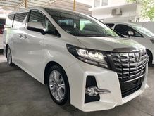 2016 Toyota Alphard 2.5 S - 7 Seater - Many Units - Raya Raya Promo