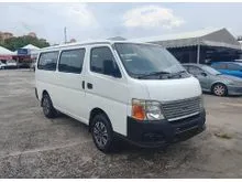 2012 Nissan Urvan 3.0 Window Van (M) - KONDISI CANTIK / TOP QUALITY