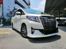 2016 Toyota Alphard 3.5 Executive Lounge MPV EL BEIGE SEAT JBL SURROUND CAM PRE-CRASH ROOF 10k KM MILEAGE -*-* GF VL SAC SC ZG -*-* ALSO AVAILABLE