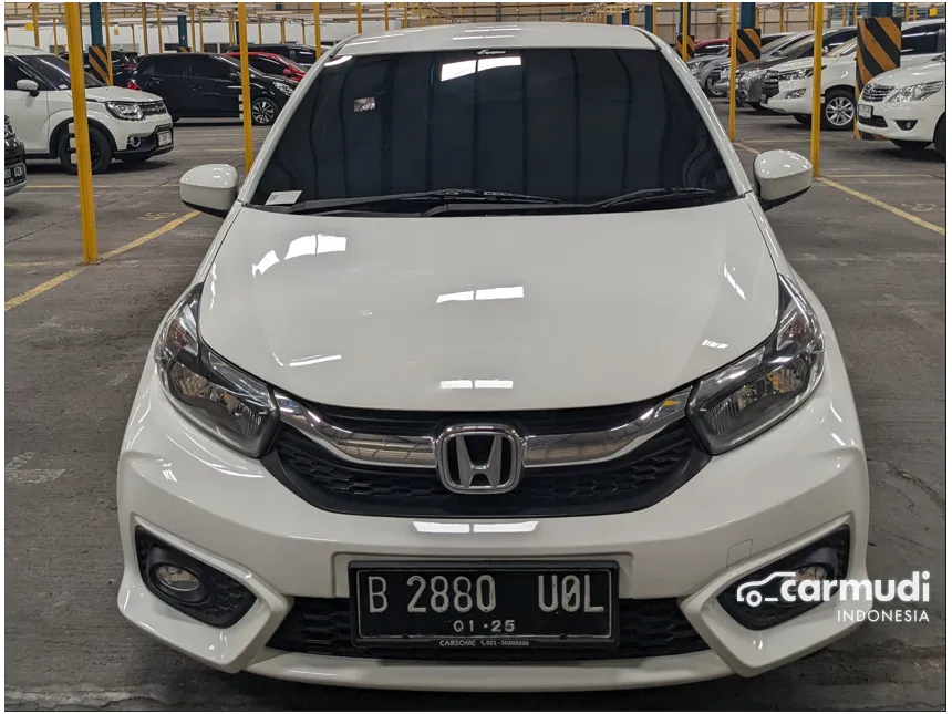 Jual Mobil Honda Brio 2019 Satya E 1.2 di Jawa Barat Automatic Hatchback Putih Rp 158.000.000