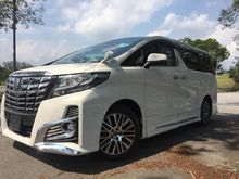 Toyota Alphard 2.5 (A) SC MODELLISTA UNREG 2015 ( Free Cash Back )