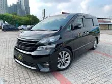 2012 Toyota Vellfire 2.4 Z Platinum MPV ( FAST APPROVAL )