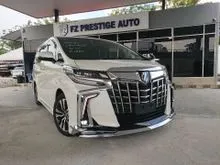 2020 Toyota Alphard 2.5,SC,SUNROOF,MONROOF,MODDLISTA KIT ORI,DIM,7 SHAPE LIGHT LED,GRADE 4,52020 UNREGISTER
