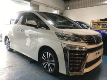 2018 NEW FACELIFT Toyota Vellfire 2.5 MPV ZG FULL LEATHER PILOT SEAT SUNROOF POWER BOOT