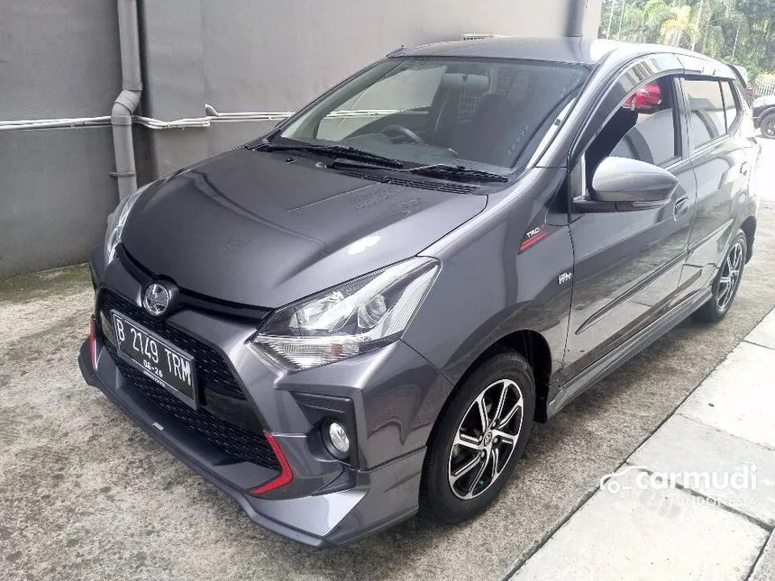 Jual Mobil Toyota Agya 2021 TRD 1.2 di Banten Manual Hatchback Abu
