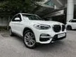 Used 2019 BMW X3 2.0 xDrive30i Luxury SUV, FULL SERVICE RECORD, UNDER WARRANTY UNTIL YEAR 2025 JAN, WELL KEPT INTERIOR
