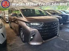 2025 Toyota Alphard 2.5 Z JAPAN NEW CAR GRADE 6 PCR LKA BSM DIM HEAD UP DISPLAY SIDE STEP SUNROOF TEAMMATE AUTO PARKING INC SST 0KM MILEAGE UNREG
