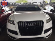 Audi Q7 3.0 TFSI S-Line Quattro PRICE NO MORE GST,Japan,LED Daylight,push start,memory seat,side n rear cam,Paddle shift,TRUE YEAR 11-UNREG,FREE GIFTS