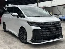 2025 Toyota Vellfire 2.4 Z Premier GR BodyKit NO HIDDEN CHARGE [Grade 5A, New Car Condition, DIM, HUD, BSM, Sunroof]