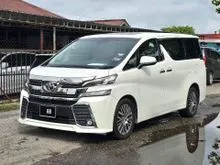 #OTR# 2016 Toyota Vellfire 2.5 ZG (A) Tip Top, CBU New, Nice No 68, 4pcs 2025 Continental UC6 Tyres, 3 Years Warranty