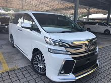 2017 Toyota Vellfire 2.5 ZG Full Full Spec Modelista Bodykit & Full Leather Seat
