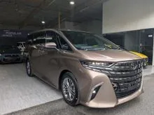 2024 Toyota Alphard 2.5 Z Bronze, Grade 5A, HUD, BSM, DIM, Auto Park, 540 Cam