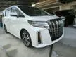 Recon 2022 Toyota Alphard 2.5 G S C / GRADE 5A / SUNROOF / DIM / BSM / MILEAGE 7K