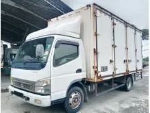 MITSUBISHI FUSO FE83 BOX 17FT CORRUGATED 5000KG LORRY #655WB - KAWAN