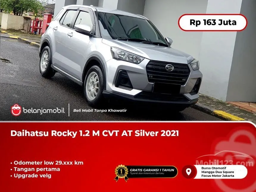 Jual Mobil Daihatsu Rocky 2021 M 1.2 di DKI Jakarta Automatic SUV Silver Rp 163.000.000