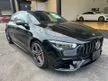 Recon 2020 MERCEDES BENZ CLA45S AMG 2.0 4MATIC SHOOTING BRAKE FREE 5 YEARS WARRANTY