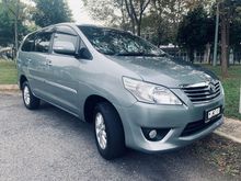 ( PRICE ON THE ROAD ) 2014 Toyota Innova 2.0 G MPV (Big Size MPV) (8 Seater) (2.0 VVT-I Engine) (Double Blower) (Good Engine condition) (1 Owner) Upda