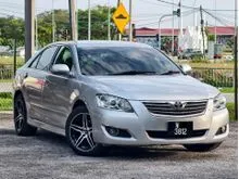(PercumaWarranty)(PercumaSiapTukar)(TahunDibuat2008/Reg2009)(Toyota Camry 2.4 V VVT-i Sedan)(SportRims)(PowerLeatherSeats)(BackseatAC)(ReverseCam)