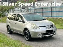 2012 Nissan Grand Livina 1.8 (AT)  [SERVICE RECORD] [TIP TOP CONDITION] [7 SEATERS] [FABRIC SEAT]