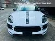 Used PORSCHE MACAN 3.6 TRUBO NEW FACELIFT 2025 2019,CRYSTAL WHITE IN COLOUR,FULL LEATHER SEAT RED IN COLOUR,SPORT CHRONO,ONE OF VIP DATO OWNER