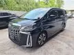 Recon EASYLoan ALPHARD 2.5SC ALPINE PLAYER+CTV 2019 UNREG free TOUCH UP+NEW BATTERY+TAYAR+8YR CAR WARRANTY+CAR MAJOR SERVICE+PETROL+TINT+HIGH TRADE IN