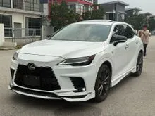 2023 Lexus RX 350 2.4 Turbo F Sport SUV Japan Spec Unregistered High Spec Full TRD Bodykit Muffler DIM Panoramic Roof Mark Levinson