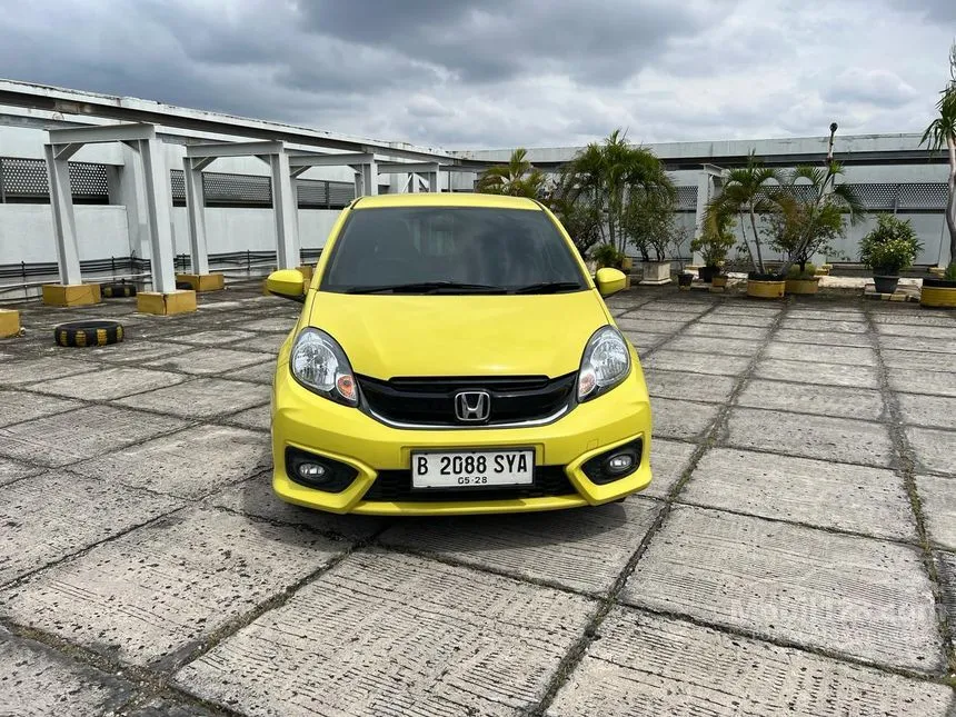 Jual Mobil Honda Brio 2018 Satya E 1.2 di DKI Jakarta Automatic Hatchback Kuning Rp 128.000.000