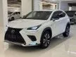 Recon 2019 Lexus NX300 2.0 F Sport SUV (White) Sun Roof, Memory Seat, 360 Camera, BSM, Intelligent Cruise Control, Lane Departure Alert