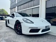 2017 Porsche 718 2.0 Cayman Sport Exhaust