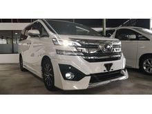 2015 Toyota Vellfire 2.5 V MPV / 7 SEATER / 4 CAMERA / PRE-CRASH / READY STOCK / 4 YEARS WARRANTY UNLIMITED KM