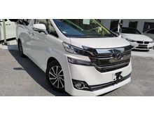 2015 Toyota Vellfire 2.5 V MPV / 7 SEATER / 4 CAMERA / PRE-CRASH / READY STOCK