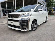 2018 Toyota Vellfire 2.5 NEW FACE LIFT