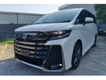 UNREG 2024 Toyota Vellfire Z Premier 2.4L, Grade 5A, DIM, HUD, BSM, Power Boot, 360 Camera, Twin Moonroof