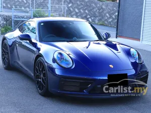 2022 Porsche 911 3.0 Carrera GTS 992 PDK Coupe (Gentian Blue, RS Spider Wheels, 360 Camera, LED PDLS Plus, Sport Chrono Package, Sport Exhaust System)
