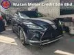 Recon 2020 Lexus RX300 2.0 F Sport SUV Sunroof Black Colour Interior DIM Mileage 18k km High Grade