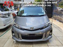 2013 Unreg Toyota Estima 2.4 Aeras Premium Original Mileage 10,355km with Power Boot