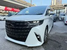 2023 Toyota Alphard 2.5 Z NO SUNROOF  (PROMOTION PRICE) PILOT SEATS ,360 CAMERA ,HUD ,FULL LEATHER ,UNREG