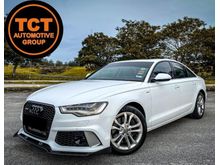 AUDI A6 2.0 HYBRID (a) FULL RS6 B/KIT WITH CARBON FIBER FRONT LIPS , SUNROOF , DRIVING MODE , MEMORY SEAT , PADDLE SHIFT , FULL LEATHER SEAT