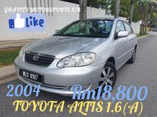 2004 Toyota Altis 1.6(A) SUPER TIP TOP