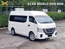 2019 NISSAN NV350 URVAN 2.5d HIGH ROOF (M) *GUARANTEE No Accident/No Total Lost/No Flood & 5 Day Money back Guarantee*
