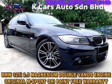 2012 BMW 325i 2.5 ORI M-SPORT ORI PAINT FREE WARRANTY NICE NUMBER PLATE