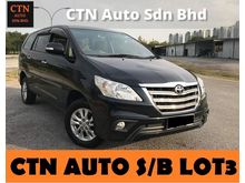 2014 TOYOTA INNOVA 2.0 (A) G HI-SPEC NEW FACELIFT BUMPER BODYKIT FULL SERVICE RECORD TOYOTA 0% GST
