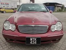 2003 Mercedes-Benz C200K 1.8 Avantgarde Sedan 1 CAREFUL OWNER, JAPAN SPEC, MULTIFUNCTION STEERING