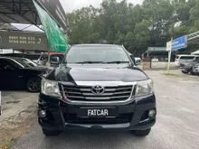 TOYOTA HILUX 2.5G DOUBLE CAB 4X4 - YEAR MADE 2012 *UPGRADED ANDROID PLAYER w REVERSE CAMERA*FULL LEATHER SEAT* NO OFF ROAD
