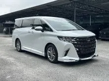 2025 Toyota Alphard 2.5 Z Modelista MPV FULLY LOADED / JBL / 4 CAM / SIDE STEP / HUD / DIM / BSM